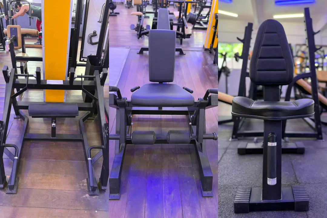 remada-articulada-equipamento-academia-cadeira-extensora-articulada-treino-pernas-banco-vertical-apoio-halteres-musculacao-Salvador-Piatã Fitness-academia